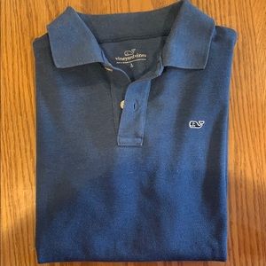 Vineyard Vine blue boys size (18) polo shirt